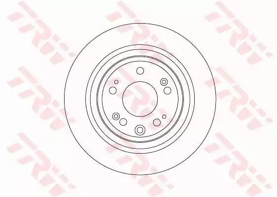 Tarcza hamulcowa tył Honda ACCORSAD 08- TRW DF6678