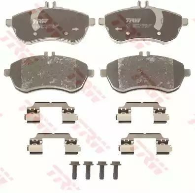 Klocki hamulcowe przód Mercedes W204 C180-300 BEZ SPORT TRW GDB2056