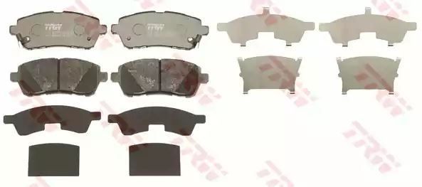 Klocki hamulcowe przód Ford FIESTA 08- z czujnikiem TRW GDB3437