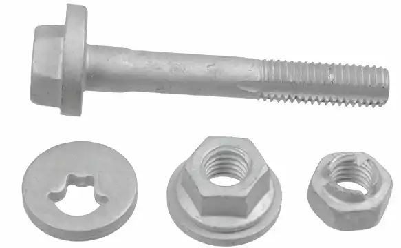 ŚRUBA MOCOWANIA (REGULACYJNA) ZWROTNICY BMW T. E38, E39, E60, E61, E63, E64, E65, E66, Z8 KPL. Z NAKRĘTKAMI I PODKŁADKĄ Lemforder 3881701