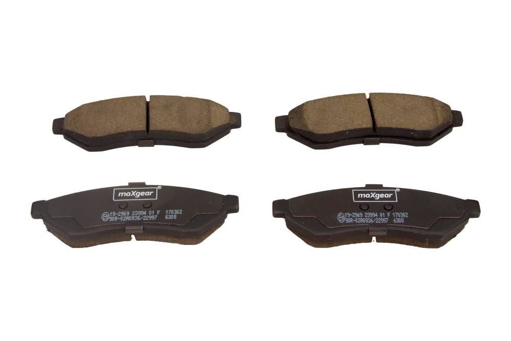 KLOCKI HAMULCOWE TYŁ CHEVROLET EVANDA 06- MaXgear 19-2969