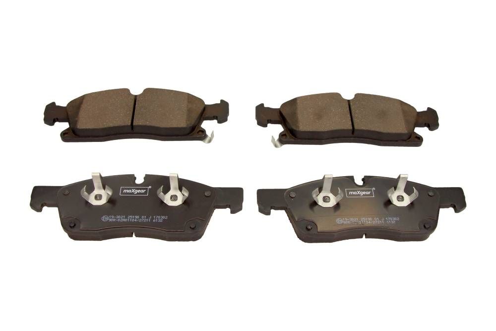 KLOCKI HAMULCOWE PRZÓD JEEP GRAND CHEROKEE 10- koła 17 MaXgear 19-3021