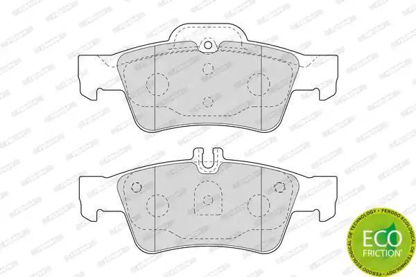 Klocki hamulcowe tył Mercedes W211 W212 W220 W221 C219 02- Ferodo FDB1526