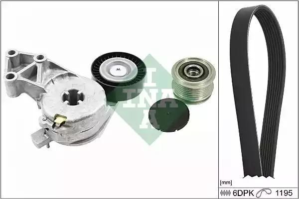 ZESTAW PASKA WIELOROWK. VW 1,6/1,8/2,0 98- INA 529002210