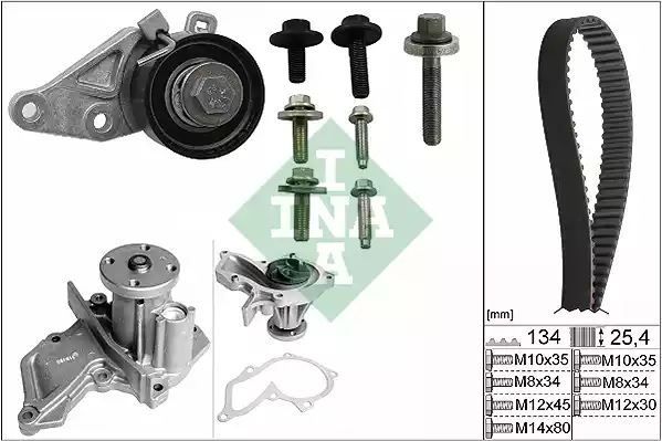 ZESTAW ROZRZĄDU FORD 1,2-1,6 INA 530014030