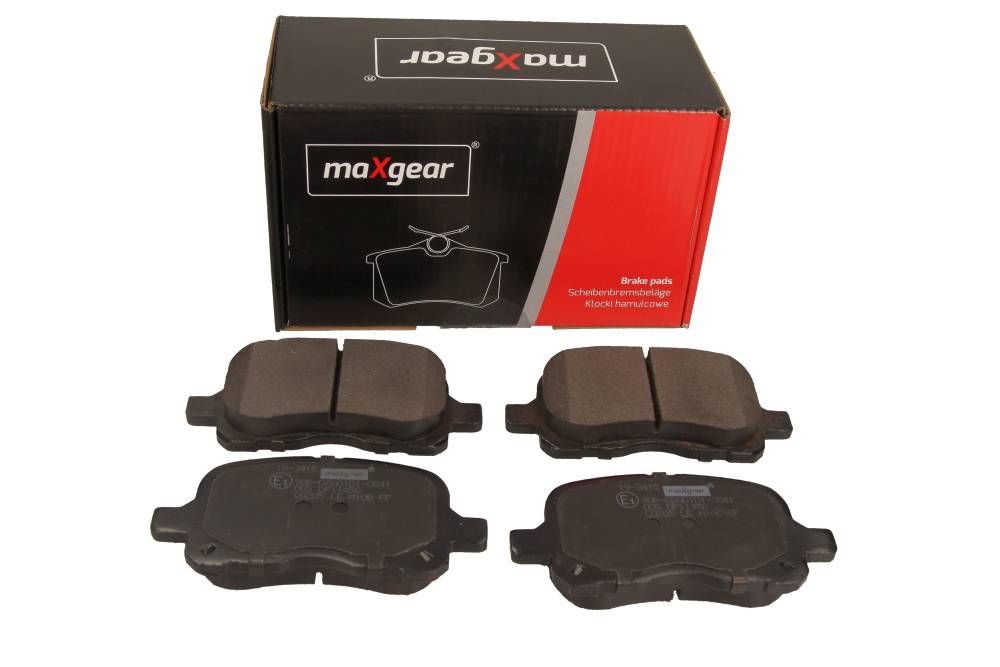 KLOCKI HAMULCOWE PRZÓD TOYOTA COROLLA 00-02 Z ABS MaXgear 19-3415