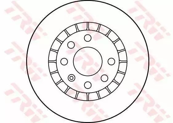 Tarcza hamulcowa przód Opel ASTRA  TRW DF1625