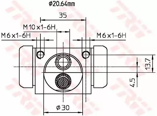 CYLINDEREK HAM. FORD TOURNEO/TRANSIT 1,8 TDCI 02-13 LE/PR TRW BWF318