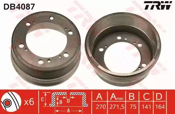 BĘBEN HAM. VW T. LT 28-35/40-55 2,0/2,4-2,7D 75-92  TRW DB4087