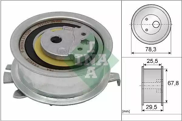 ROLKA PASKA ROZRZĄDU VW 1,6TDI/2,0TDI INA 531082510