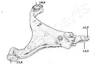 WAHACZ KIA P. CARENS HYUNDAI I30 KOMBI 08- PR Japan Parts BSK03R