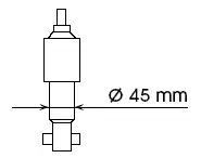 AMORTYZATOR FORD P. MAVERICK NISSAN TERRANO I, TERRANO II 2.4-3.3 10.87-09.07 LE/PR KYB 444102