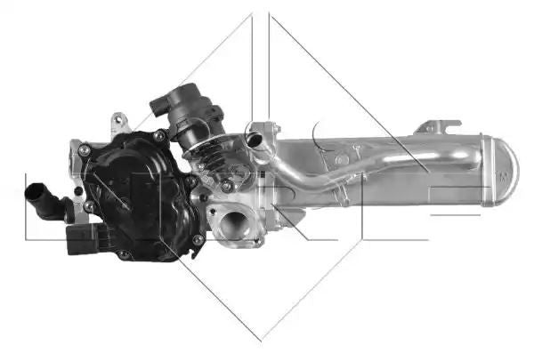 ZAWÓR EGR FORD MONDEO 2,2TDCI 10- (MODUŁ) NRF 48205