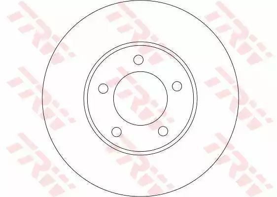 Tarcza hamulcowa przód Mazda 3 TRW DF4384