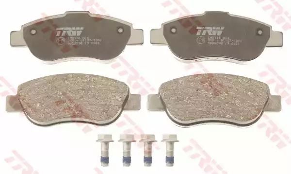 Klocki hamulcowe przód Renault MEGANE TRW GDB2008
