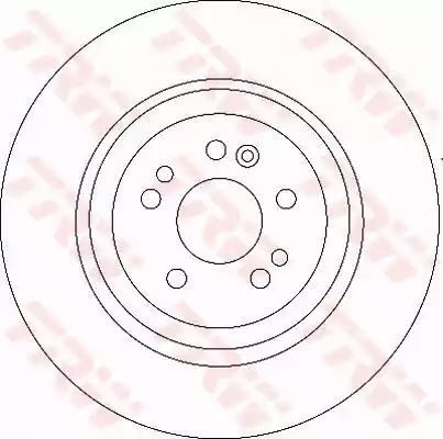 Tarcza hamulcowa przód Mercedes W163 98- TRW DF4222S