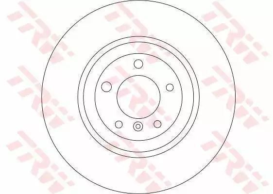 Tarcza hamulcowa przód PASSAT 03- TRW DF4350S