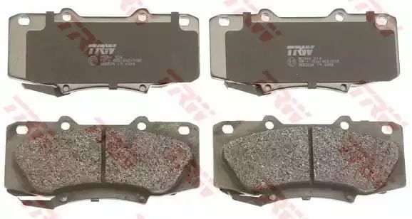 Klocki hamulcowe przód Toyota HILUX 07- 2,5D4D 4X4 TRW GDB3534