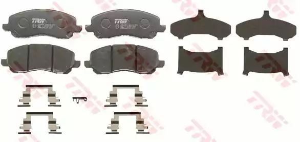 Klocki hamulcowe przód Jeep COMPASS 06- TRW GDB4142