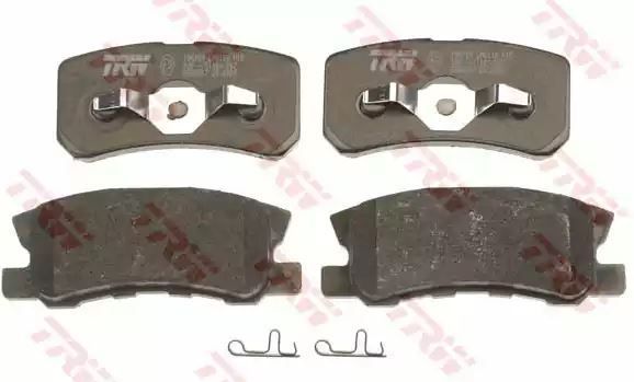 Klocki hamulcowe tył Mitsubishi PAJERO 99- 07- OUTLANDER 06- ASX 10- JEEP 4008 GRANDIS TRW GDB3247