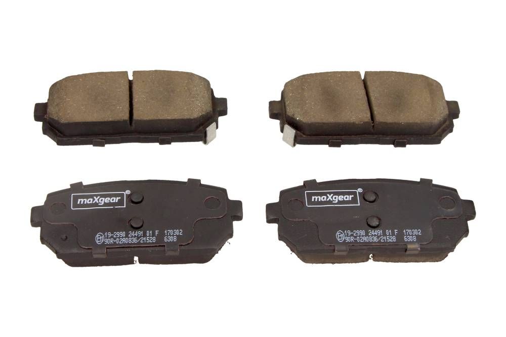 KLOCKI HAMULCOWE TYŁ KIA CARENS 06- MaXgear 19-2990