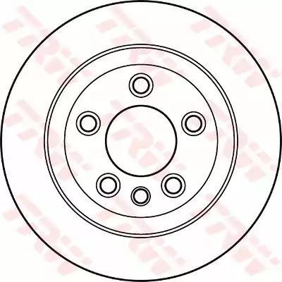 Tarcza hamulcowa tył Porsche CAYENNE TRW DF4487S