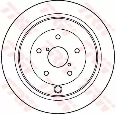 Tarcza hamulcowa tył Subaru TRIBECA 3,0 05- TRW DF4929