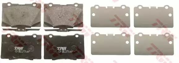 Klocki hamulcowe przód Honda LEGEND 3,5 V6 07- TRW GDB3498
