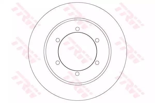 Tarcza hamulcowa tył Nissan CABSTAR 2,5-3,0DT 06- 257,5x22 TRW DF6790