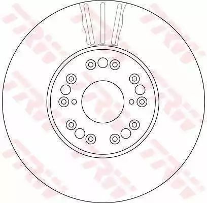 Tarcza hamulcowa przód Toyota TRW DF4182S