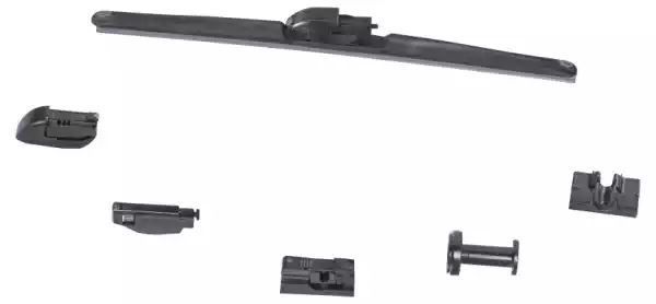 PIÓRO WYCIERACZKI 400MM WBU16 HYBRYDOWE CLEANTECH 1 SZT. 5 ADAPTERÓW Hella 9XW358053161