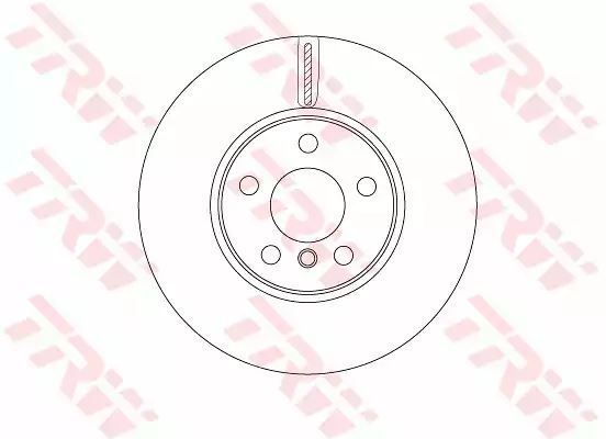 Tarcza hamulcowa przód BMW 2 X1 1,5-2,0 14-  307x24 TRW DF6747S