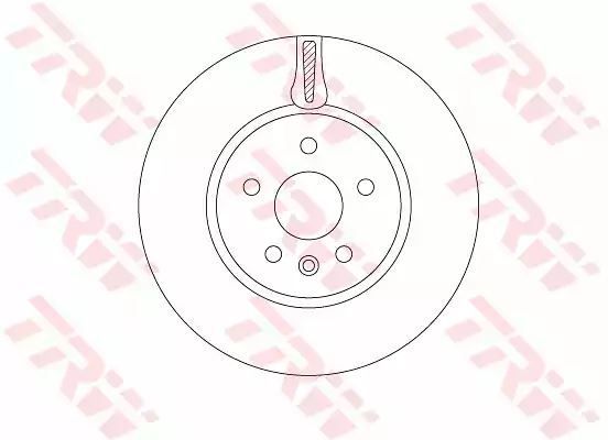 Tarcza hamulcowa przód Opel ASTRA K 1,0-1,6 15- 300x26 TRW DF6820