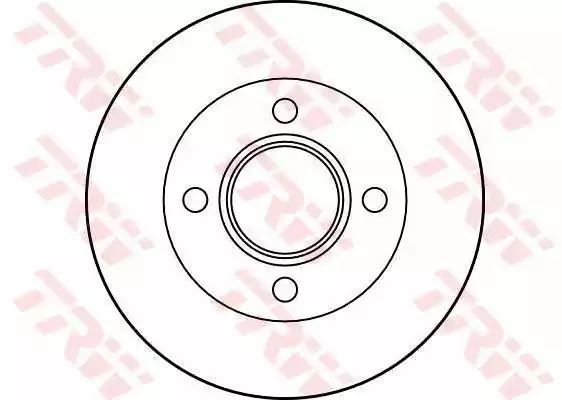 Tarcza hamulcowa przód Ford ESCORSAT TRW DF2753