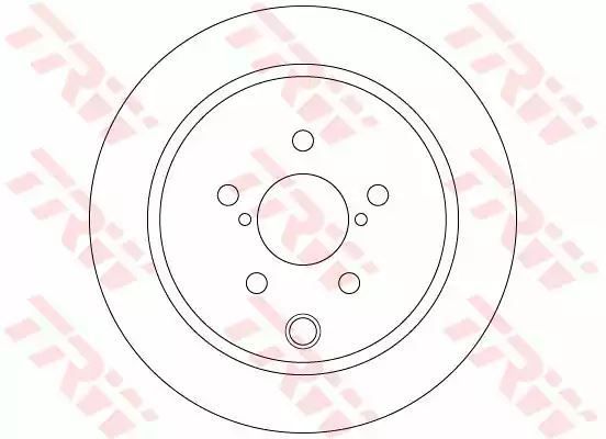 Tarcza hamulcowa tył Subaru IMPREZA FORESTER 12- TRW DF6503