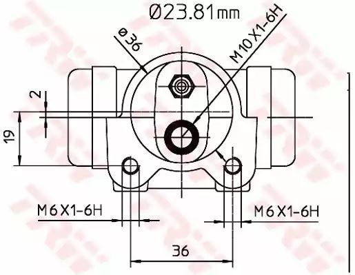 CYLINDEREK HAM. OPEL MOVANO 1,9-3,0 DTI 98- LE TRW BWK224