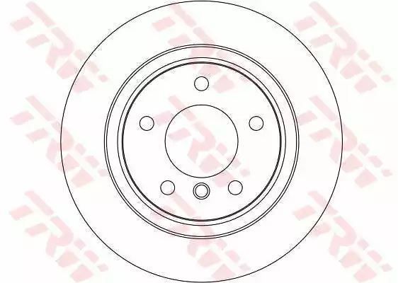 Tarcza hamulcowa tył BMW E46 98- TRW DF4069