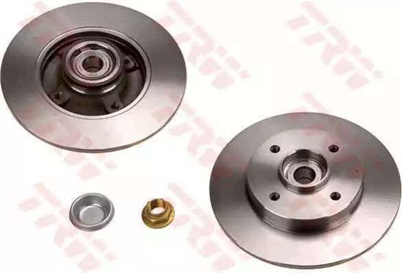 Tarcza hamulcowa tył Citroen C4 TRW DF4452BS