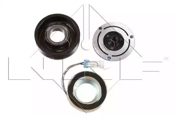 SPRZĘGŁO KOMPRESORA KLIMATYZACJI DELPHI CVC 6PK/105MM 12V OPEL ASTRA 1,7 CDTI  04- NRF 380001