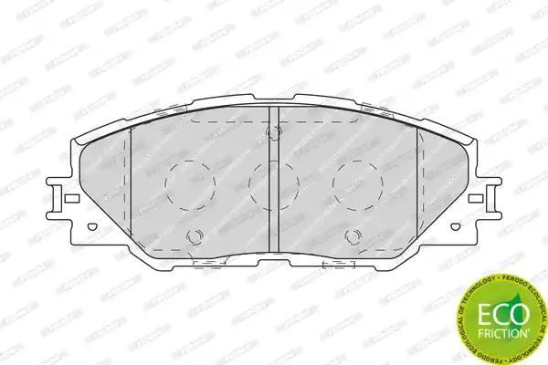 Klocki hamulcowe przód Toyota RAV4 III 06- Ferodo FDB4136
