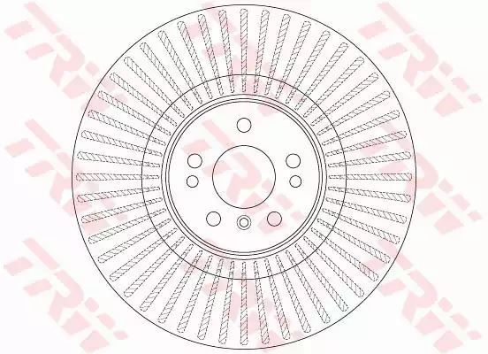 Tarcza hamulcowa przód Mercedes X164 3,0-5,5 06- TRW DF6456S