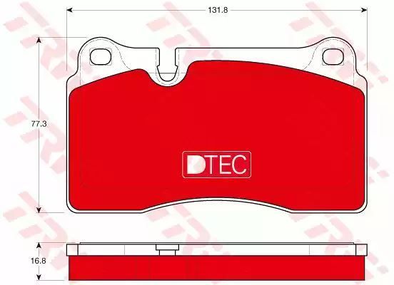 KLOCKI HAM. VW P. TOUAREG 3,0-6,0 04- DTEC COTEC TRW GDB1670DTE