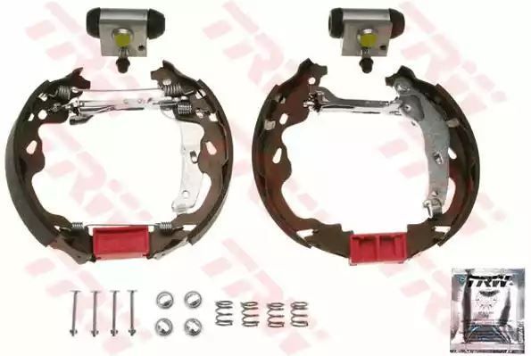 ZESTAW SZCZĘK HAM. CITROEN C1 1,0/1,4 HDI 05-14 KPL. Z CYLINDERKAMI TRW GSK1152