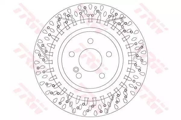 TARCZA HAM. DB T. W176/C117/X117/X156 2,0 4-MATIC 13- TRW DF6900