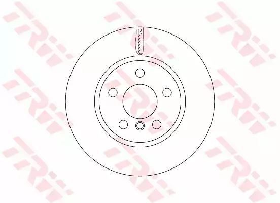 Tarcza hamulcowa przód BMW 2 1,5-2,0 14- 294x22 5 OTWORÓW TRW DF6757