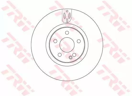 Tarcza hamulcowa przód Mercedes VITO W447 14- 330x32 TRW DF6744S