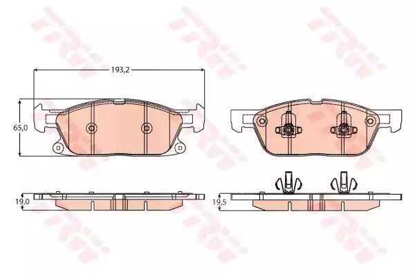 KLOCKI HAM. FORD P. GALAXY/S-MAX 1,5-2,0 15- TRW GDB2167