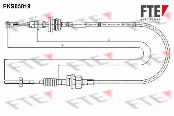 LINKA SPRZĘGŁA TOYOTA AYGO 05- FTE FKS05019