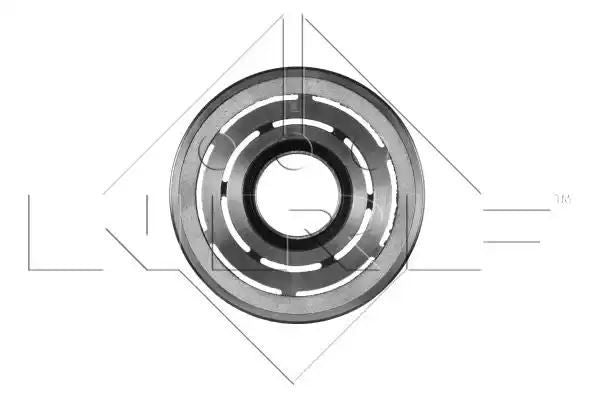 SPRZĘGŁO KOMPRESORA KLIMATYZACJI SANDEN SD6V12 6PK/105MM 12V OPEL ASTRA G  98- NRF 380013