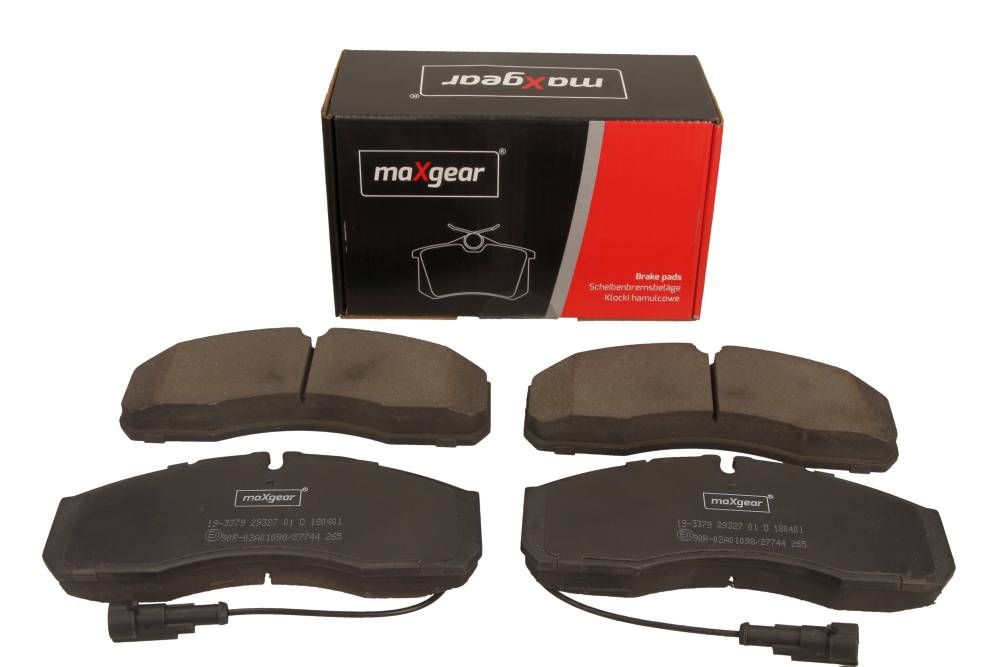KLOCKI HAMULCOWE PRZÓD NISSAN CABSTAR 2,5-3,0 DT 06-/ALTEON 00- MaXgear 19-3379